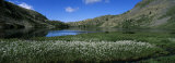 Mountain Range Surrounding a Lake, Hinterland, French Riviera Photographic Print by Panoramic Images 