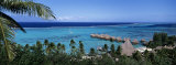 High Angle View of Beach Huts, Kia Ora, Moorea, French Polynesia Photographic Print by Panoramic Images 