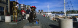 Boats Moored at a Harbor, Aker Brygge, Oslo, Norway Photographic Print by Panoramic Images 