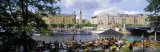 Tourist Sitting in a Restaurant, Djurgarden, Stockholm, Sweden Photographic Print by Panoramic Images 