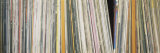 Row of Music Records, Germany Fotografie-Druck von Panoramic Images 