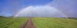 Rainbow Over a Landscape, Kamuela, Big Island, Hawaii, USA Lámina fotográfica por Panoramic Images