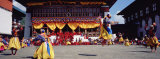 Folk Dancers Dancing at a Festival, Thimphu Tshechu, Thimphu, Bhutan Photographic Print by Panoramic Images 