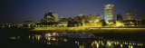 Buildings Lit Up at Dusk, Memphis, Tennessee, USA Photographic Print by Panoramic Images 