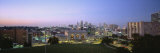 High Angle View of a City Lit Up at Dusk, Kansas City, Missouri, USA Photographic Print by Panoramic Images 