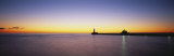 Silhouette of a Lighthouse, Duluth, Minnesota, USA Photographic Print by Panoramic Images 