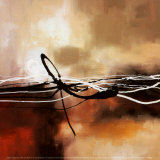 Symphony in Red and Khaki II Prints by Laurie Maitland