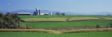 Fields of Corn and Alfalfa on a Landscape, Vergennes, Vermont, USA Photographie par Panoramic Images 