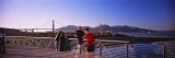 Five People Jogging on a Bridge, Golden Gate Bridge, San Francisco, California, USA Photographic Print by Panoramic Images 
