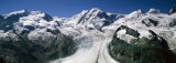 Snow Covered Mountain Range with a Glacier, Matterhorn, Switzerland Photographic Print by Panoramic Images 