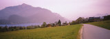 Empty Road Running Through a Town, Wolfgangsee, Austria Photographic Print by Panoramic Images 