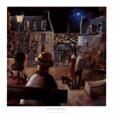 Paris la Nuit Prints by Didier Lourenco