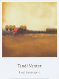 Rural Landscape II Láminas por Tandi Venter