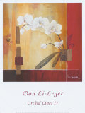 Orchid Lines II Prints by Don Li-Leger