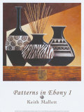 Patterns in Ebony I Posters af Keith Mallett Patterns in Ebony I Posters af Keith Mallett