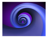Blue Spring Swirl Photographic Print by Dan Collier