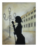 Blues Silhouette 1 Giclee Print by Todd Horne