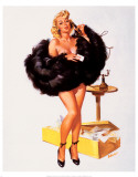 Pin-Up Girl on the Telephone Giclee-trykk av Joyce Ballantyne Pin-Up Girl on the Telephone Giclee-trykk av Joyce Ballantyne