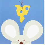 Kuckuck V – hier ist die Maus|Peek-a-Boo V, Mouse Leinwand von Yuko Lau