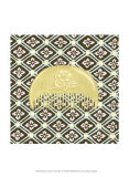 Japanese Comb on Chocolate IV Prints by Megan Meagher