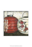 New Year Lanterns I Poster by Chariklia Zarris