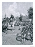 Reading the Declaration Before Washington's Army, New York Giclee Print by Howard Pyle