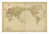 Mercator's Projection Prints
