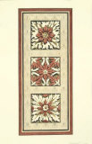Rosette Tapestry I Posters