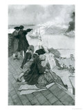 Watching the Fight at Bunker Hill, Illustration from Watching the Fight at Bunker Hill, Illustration from