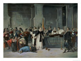 The Funeral of the Inca Atahualpa in the Town of Cajamarca Attended by Francisco Pizarro Giclee Print