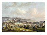 A General View of Bath, from "Bath Illustrated by a Series of Views" Giclee Print by John Claude Nattes