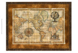 Carte du monde antique Affiches