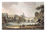 New Bridge, from "Bath Illustrated by a Series of Views", Pub. by William Miller, 1804 Giclee Print by John Claude Nattes