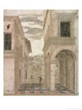 Architectural Capriccio, a Study in Perspective Giclee Print by Benozzo di Lese di Sandro Gozzoli