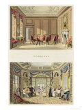 Interiors: the Old Cedar Parlour and the Modern Living Room Giclee Print by Humphry Repton
