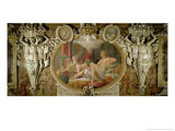 Danae, Detail of Decorative Scheme in the Gallery of Francis I, 1530-40 Giclée-Druck von Rosso Fiorentino (Battista di Jacopo) 