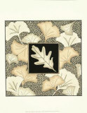 Neutral Oak with Ginkgo Medley Posters by Nancy Slocum