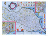The North and East Ridings of Yorkshire Giclee Print The North and East Ridings of Yorkshire Giclee Print