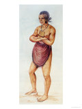 Indian Elder or Chief Giclee Print by John White Indian Elder or Chief Giclee Print by John White