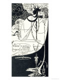J"Ai Baise Ta Bouche, Jokanaan, Illustration from "Salome" by Oscar Wilde, Pub. 1894 reproduction procédé giclée par Aubrey Beardsley