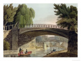 The Bridges Over the Canal in Sydney Gardens, from "Bath Illustrated by a Series of Views" Giclee Print by John Claude Nattes