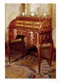 Louis XV Writing Desk reproduction procédé giclée par Jean Francois Oeben