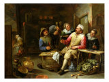 The Lounge Bar, 1657 Giclee Print by Gillis van Tilborgh