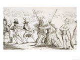 The Reconciliation Between Britannia and Her Daughter America, Pub. by W. Richardson, 11th May 1782 Giclee Print by Thomas Colley