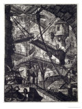 Carceri VII, 1760 reproduction procédé giclée par Giovanni Battista Piranesi