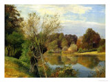 Near the Aumuhle, circa 1830 Giclée-Druck von Adolf Vollmer
