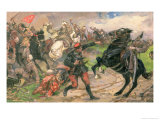 The Red Dundich in Combat, 1929 Reproduction procédé giclée par Mikhail Ivanovich Avilov
