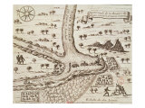 Confluence of the Niger, the Joto and the Senegal, Illustration from "Decouverte de L'Afrique" Giclee Print
