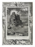 Enceladus Buried Underneath Mount Etna, 1731 Giclee Print by Bernard Picart