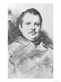 Portrait of Honore de Balzac circa 1820 Giclee Print by Louis Boulanger